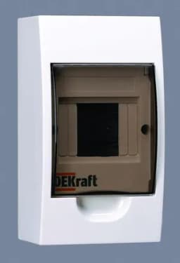 Корпус навесной ЩРН-П-4 20х11х9 4мод.IP41 пластик. DEKraft 31008DEK