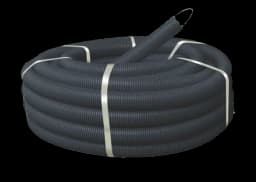 Гофротруба лег. ПНД 25 мм (25) с пр. черная, м УРАЛ ПАК ГФ-1100025-025