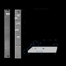 Электромагнитный замок ST-ML180-1 (с планкой) Space Technology