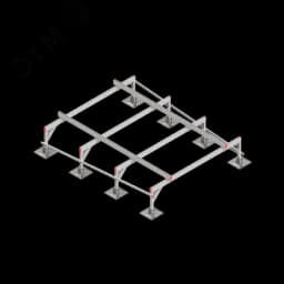 Опорная конструкция для установки оборудования TECHNORAPTOR STEELFOOT 2000х2500 КМ-профиль