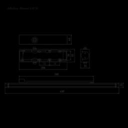 Дверной доводчик ISP 830 Slider (белый)