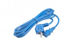 Кабель питания компьютера Hyperline PWC-IEC13-SHM-3.0-BL (Schuko+C13) (3x1.0)