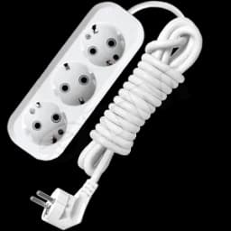 Удлинитель бытовой 3х3м с заземлением 16А АВС-пластик E-303 9631977 Универсал