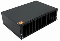 Бокс оптический универсальный 19" выдвижной Hyperline FO-19V-3U-12xSLT-W130H30-96UN-BK