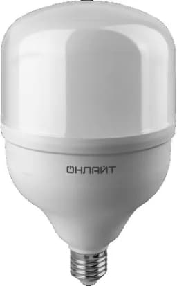 Лампа светодиодная высокомощная 82 905 OLL-T125-50-230-865-E27Е40 50Вт 6500К холод. бел. E27/E40 3500лм 176-264В ОНЛАЙТ 82905