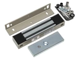 Замок электромагнитный с уголком ML-180K , 180 кг (серый)