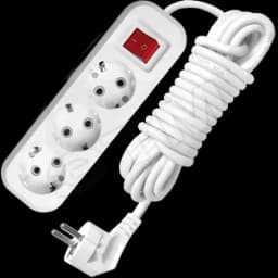 Удлинитель бытовой 3х5м с заземлением с выключателем 10А S-303 9631987 Универсал