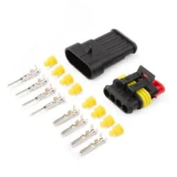 Разъем герметичный автомобильный РГА-4П КВТ