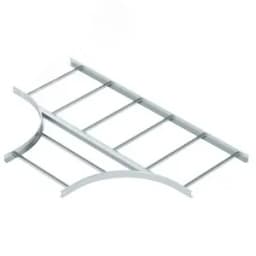 Т-образная секция лестничного лотка 60х600 мм R=500 мм
