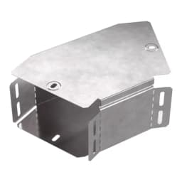 Угол горизонтальный 45 градусов с крышкой Стандарт 150х100 Промрукав