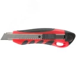 Нож технический "Модерн" 18 мм усиленный, прорезиненный FIT