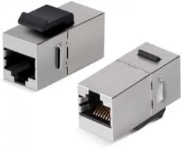 Адаптер проходной формата Keystone RJ45-RJ45 (8p8c), 5е Hyperline WRline WR-CA-KJ-8p8c-C5E-SH