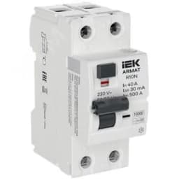 ARMAT Выключатель дифференциального тока R10N 2P 40А 30мА тип B IEK