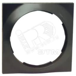 Рамка 4 поста, квадрат, S88, графит