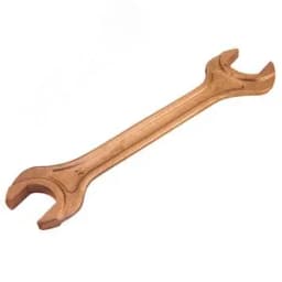 Ключ гаечный (рожковый) двусторонний 50х55 омедненный Hortz