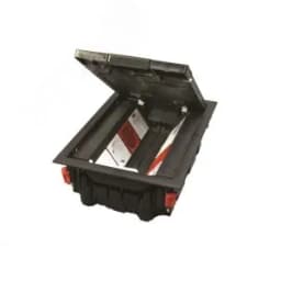 Напольный лючок на 6 постов (45х45 мм), пластиковый LUK/6 OSTEC