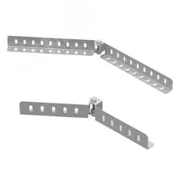 Соединитель шарнирный горизонтальный для лотков НЛО высотой 80 мм, толщ. 1,2 мм, Сендзимир цинк OSTEC