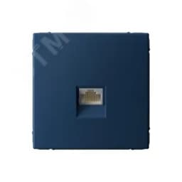 ARTGALLERY розетка компьютерная RJ45, кат. 6A, механизм, аквамарин