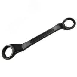 Ключ накидной двусторонний 70х75 оксидированный Hortz