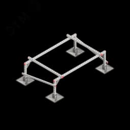 Опорная конструкция для установки оборудования TECHNORAPTOR STEELFOOT 1500х1000 тип 1