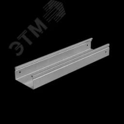 Лоток неперф. 50х100х1,2 L3000 мм Стандарт ПЛЮС INOX304 КМ-профиль