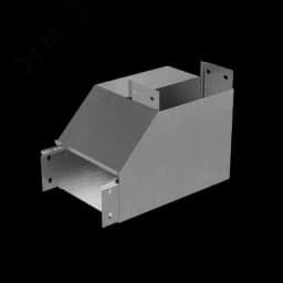 Угол вертикальный внутренний R 80х400 мм с разворотом трассы на 90 гр. ПЛЮС HD85