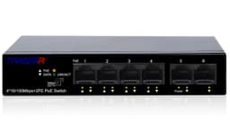 6 портовый неуправляемый коммутатор (4 PoE) TR-NS1106-60-4POE Trassir