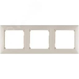 VALENA Рамка 3 поста горизонтальная слоновая кость 774353 LEGRAND