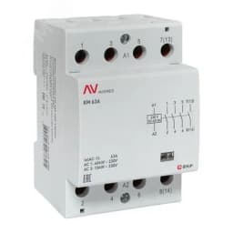 Контактор модульный КМ 63А 4NO 230VAC (3 мод.) AVERES EKF