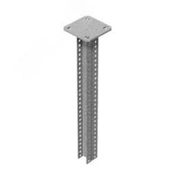 Стойка потолочная сварная двойная для средних нагрузок 30х50х800 мм, толщ. 2,5 мм, гальван. цинк OSTEC