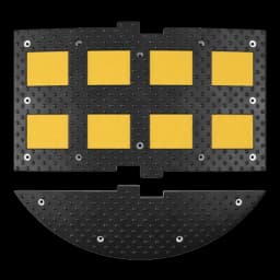 Лежачий полицейский ИДН 900-1 средний элемент РЕЗИНА. Сотовая структура. ГОСТ Р 52605-2006(ГП)