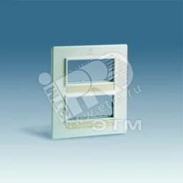 Рамка 4 поста. 8 мод. Белая.