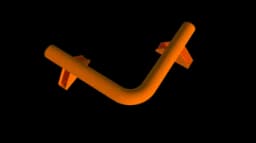 Колесоотбойник КО-76.500.КУ угловой, металлический