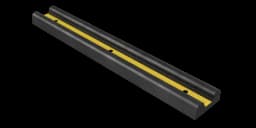 Демпфер стеновой резиновый 1000х150х55 мм ДСР-1