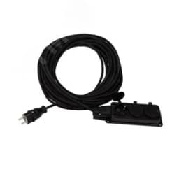 Удлинитель-шнур КГ 3х1.5, 20 м, 3 гнезда, морозостойкий, с/з, 16 А, 3500 Вт, IP44 REXANT