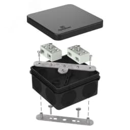 Коробка огнестойкая для о/п 40-0330-FR6.0-28 Е15-Е120 RAL7035 260х175х90 (7 шт/кор)