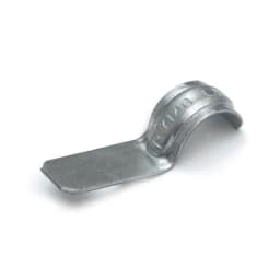 Скоба металлическая однолапковая СМО d12-13 мм для монтажного пистолета (без отверстий) (100шт/уп) Промрукав