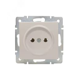 Vesna Розетка б/з жемч. бел. перл. Lezard