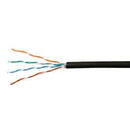 Кабель Skynet Premium UTP4 cat5е одножильный 305м Cu Проходит Fluke тест для наружных работ черный 1693221