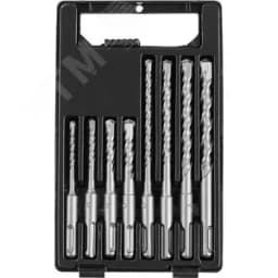 Набор буров SDS-plus, 8 шт: 5/6/8/10х110,6/8/10/12х160 мм