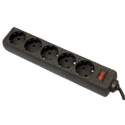 Сетевой фильтр Defender ES Black 1.8m