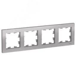 Рамка четырехпостовая ATLASDESIGN универсальная алюминий