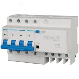 Выключатель автоматический дифференциальный АВДТ 4P 50A 30mA AC х-ка C 6кА ADB3le-63