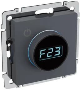 Термостат электронный с индик. BRITE СП IP20 ТС10-1-БрМ механизм маренго IEK BR-RT11-K35