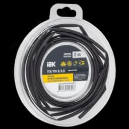 Трубка термоусадочная ТТУ нг-LS 3/1,5 черная (2м/упак) IEK