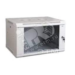 Шкаф настенный 20U 600х650 LINEA W, дверь перфорация, черный ITK