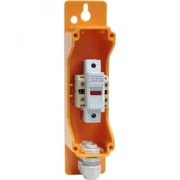 Коробка соединительная HS-1655-1FNT-G (с 1-м дежателем предохранителя и 2-мя клеммниками ) IP67 RAL 1033