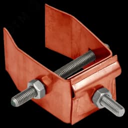 Держатель проводника круглого 6-10мм для конструкций h=70мм медь IEK