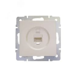 Vesna Розетка комп. жемч. бел. перл. Lezard