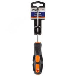 Отвертка Strom SL4х10см, двухкомпонентная рукоятка OTV005DK, шлицевая СКРАП